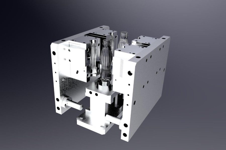 This PET Blow Molds part is essential for Automatic Blow Moulding. The preform for bottles is placed inside this mold in our Bottle Making Machines to create the final shape.