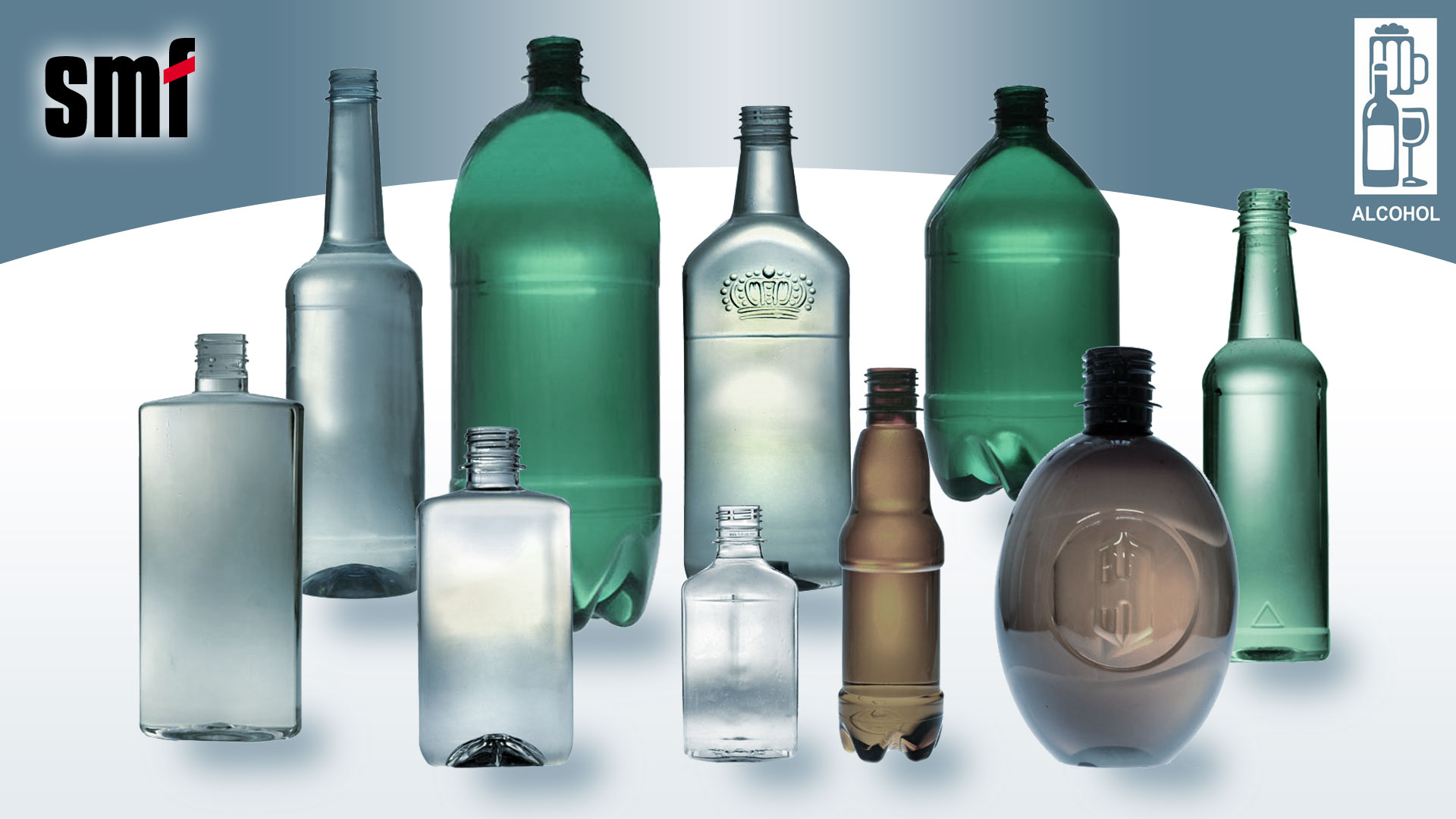 Botellas para alcohol y cerveza